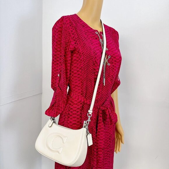 Coach CR099 Teri Shoulder Bag IN Chalk - Picture 1 of 8